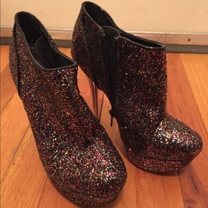 Glitter heels